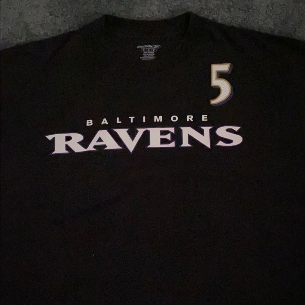 Men's Reebok NFL Baltimore Ravens Joe Flacco Shirt